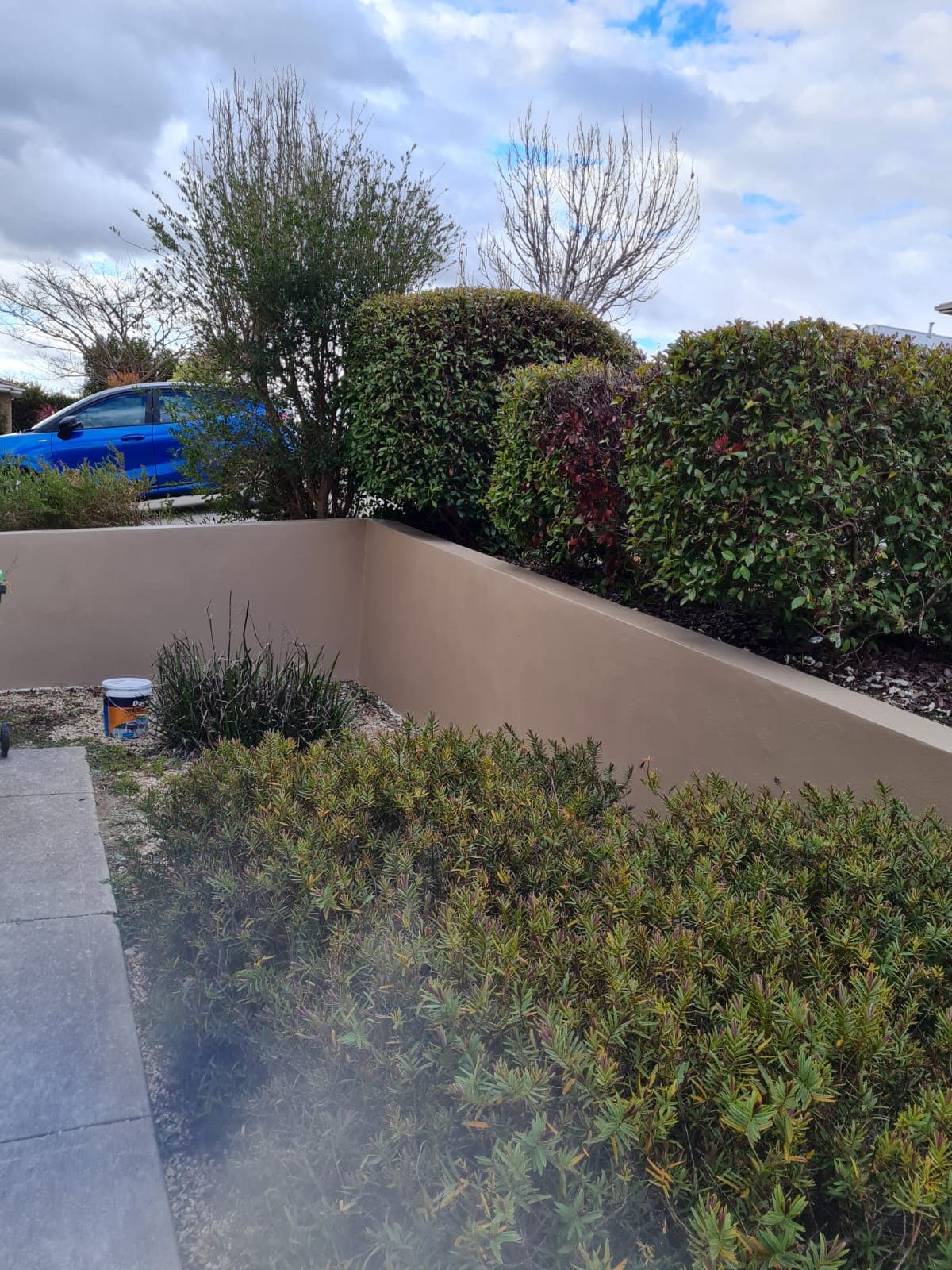 residential exterior painting project