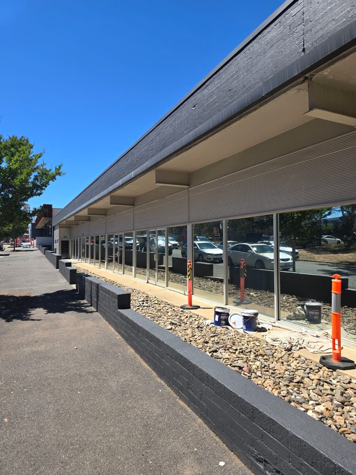 Commercial building exterior repainted by ID Painting, Canberra — photo 6